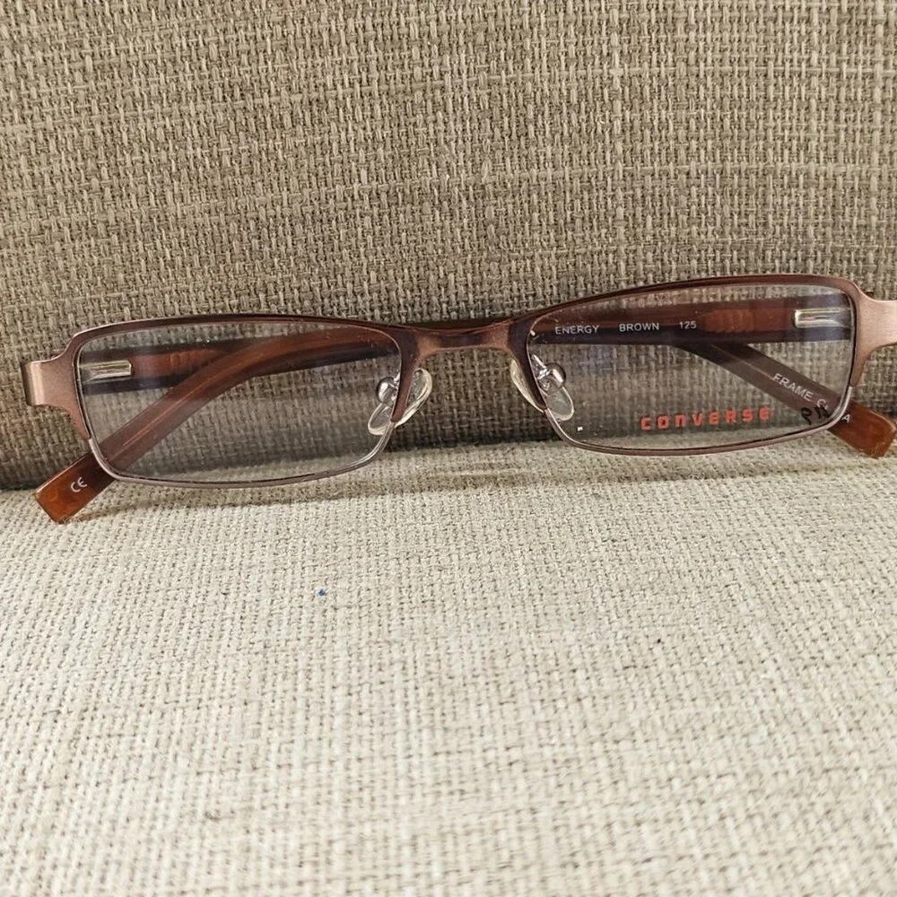 Converse Youth Kids Eyeglasses Frame ENERGY Brown 46[]16 125 Glasses NWT